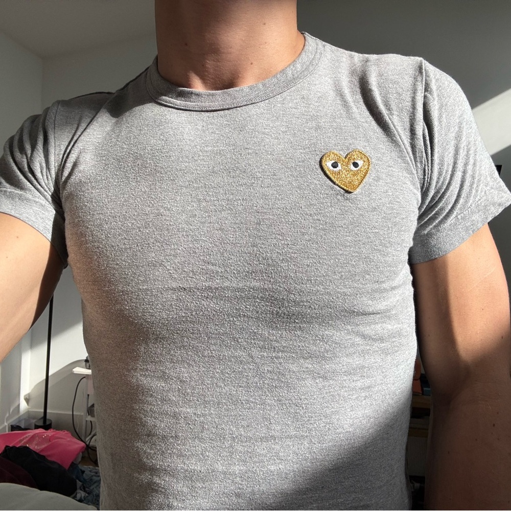 comme des garçons crop baby tee